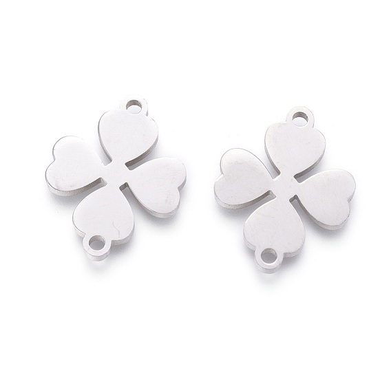 201 Stainless Steel Links, Manual Polishing, Clover
