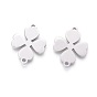 201 Stainless Steel Links, Manual Polishing, Clover