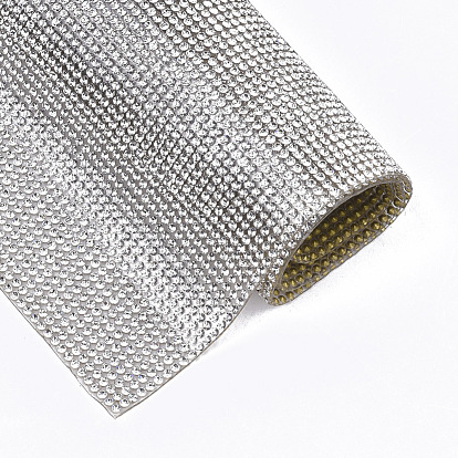 Hot Melting Glass Rhinestone Glue Sheets, for Trimming Cloth Bags and Shoes
