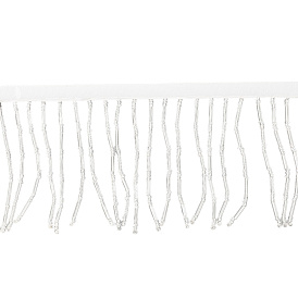 2 полиэфирная лента в ярдах, отделка кружевом с кисточками из стеклянного бисера, аксессуары для одежды