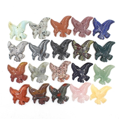 Резные подвески драгоценных камней, орел