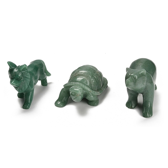 Украшение дисплея скульптуры из натурального зеленого авантюрина, фигурка для украшения дома, для украшения рабочего стола домашнего офиса