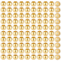 100pcs 304 perles en acier inoxydable, rondelle