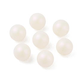 ABS Plastic Imitation Pearl Beads, AB Color Plated, Round