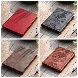 PU Leather Notebook, with Paper Inside, for School Office Supplies, Rectangle