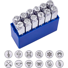 Железные штампы, смешанные узоры