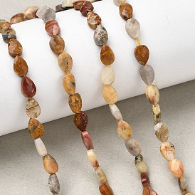 Природные сумасшедший агат бисер нитей, слеза, граненые