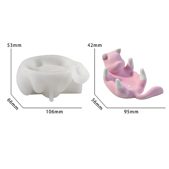 Силиконовые формы для тарелок для ювелирных изделий своими руками, формы для литья смолы, форма кошки