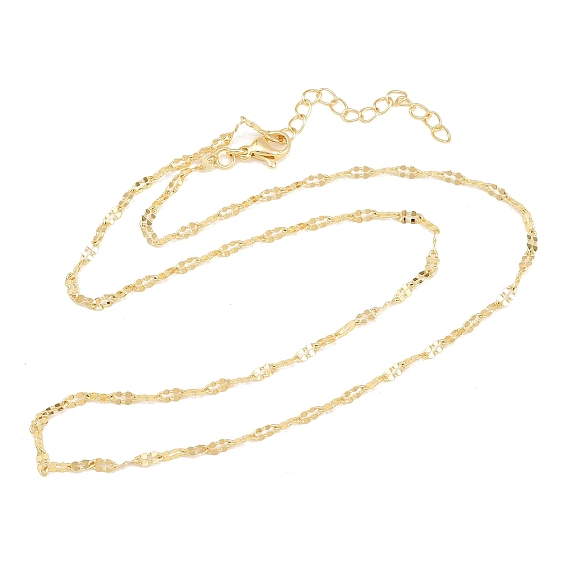 Ожерелье из латунных овальных звеньев для женщин, без кадмия и без свинца