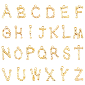 Aluminium Anhänger & Charms, Cadmiumfrei und Nickel frei und Bleifrei, Alphabet