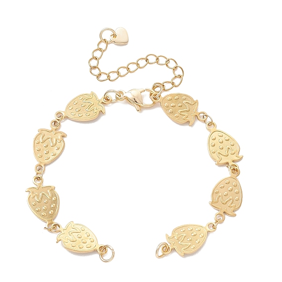 304 изготовление браслета-цепочки из нержавеющей стали с клубничным звеном