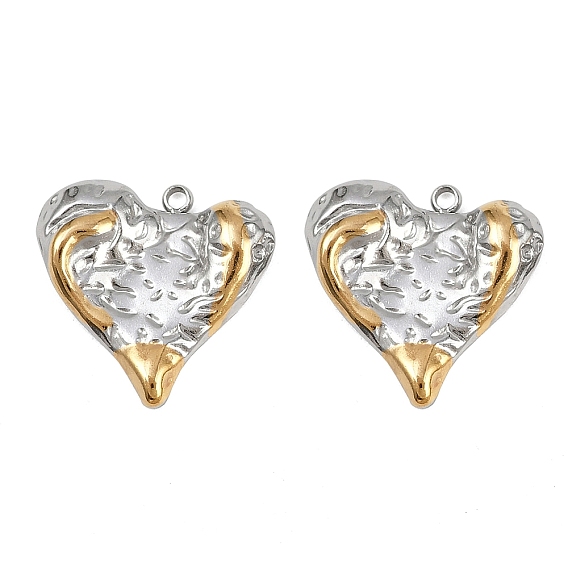 304 подвески из нержавеющей стали, ионное покрытие (ip), , сердце прелести