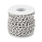 Aluminium Curb Chains, Unwelded, Silver, 11.5x8x1.8mm