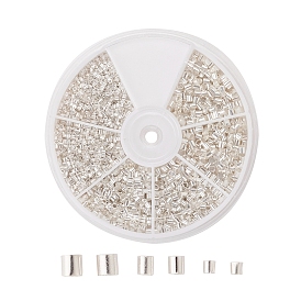 Зажимные бусины из латуни, трубка