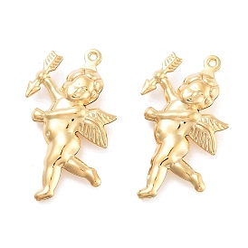 316 Surgical Stainless Steel Pendants, Angel Charm