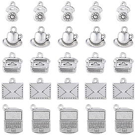 50 шт 5 стили подвески из сплава в тибетском стиле, разнообразные