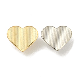 Alloy Slide Charms, Cadmium Free & Nickel Free & Lead Free, Heart