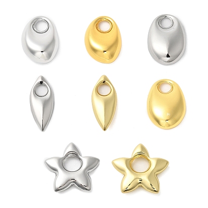 Латунные подвески, слеза/звезда/регби