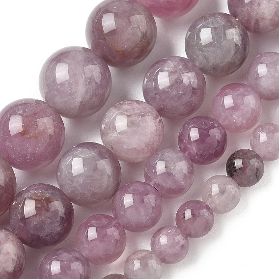 Природного розового кварца нитей бисера, круглые
