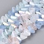 Electroplate Imitation Jade Glass Beads Strands, Triangle, AB Color Plated, Faceted