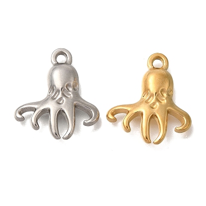 Ионное покрытие (ip) 304 подвески из нержавеющей стали, очарование осьминога