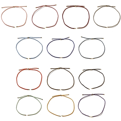 Полиэфирное волокно с золотым шелковым ожерельем, с латунной мозг заканчивается, долговечный