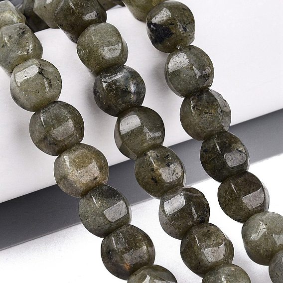 Природные лабрадорита бисер нитей, фонарь