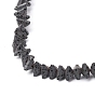 Natural Lava Rock Beads Strands, Triangle