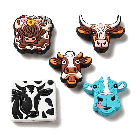 Silicone Focal Beads, DIY Nursing Necklaces Making, Cattle