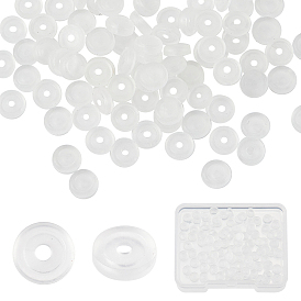 100комфортные силиконовые подушечки для завинчивающихся зажимов на серьгах, анти-боль, клипса на подушку для серег