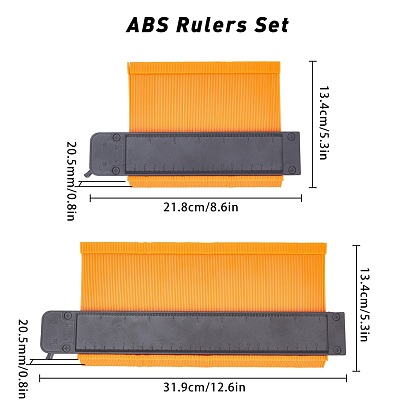 ABS Rulers Set, for Solid Things Measuring