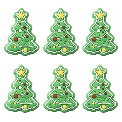 6экологически чистые силиконовые шарики для пищевых продуктов, рождественская елка