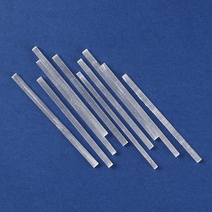 Natural Quartz Article Cutting Stick, with Heart Pattern Red Ribbon, Display Decorations