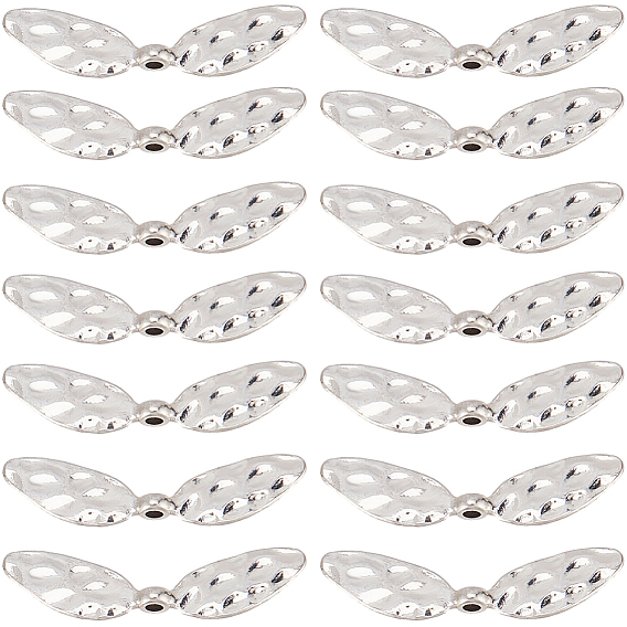 60 бусины из сплава шт., крыло, без кадмия, без никеля и без свинца