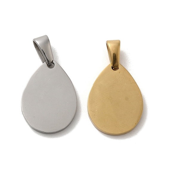 Вакуумное покрытие pvd 304 штамповка из нержавеющей стали пустые бирки подвески, очарование слезы