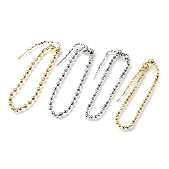 Изготовление браслетов-цепочек из латуни, Регулируемые браслеты-слайдеры для подвесок, стойки покрытие, долговечный, без кадмия и без свинца