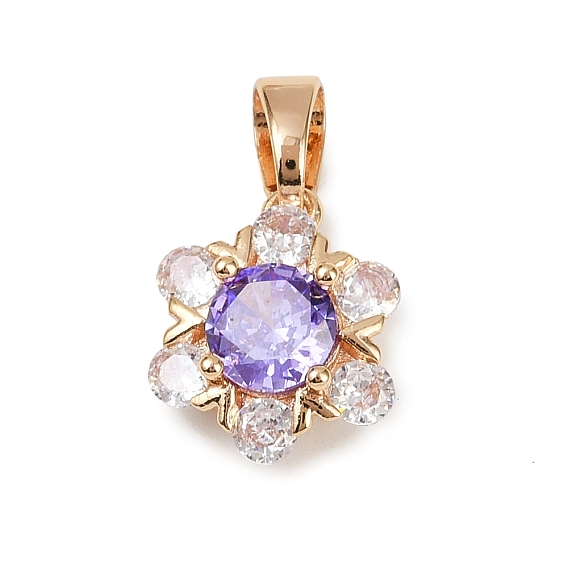 Латунные микро проложить кубического циркония подвески, , долговечный, без свинца и без кадмия