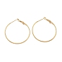 304 Stainless Steel Hoop Earring Findings, Ion Plating(IP)