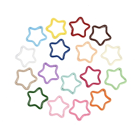 Окрашенные распылением пружинные кольца из сплава, звезда