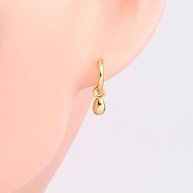 Minimalist S925 Silver Water Drop Earrings for Women Fashion Jewelry