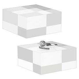 2Pcs Square Acrylic Chassis, Display Frame Accessories
