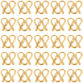 30 шт. 304 S-образные застежки из нержавеющей стали, ионное покрытие (ip)