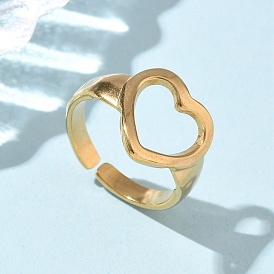 304 из нержавеющей стали манжеты кольца, сердце, ионное покрытие (ip)