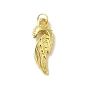 Brass Pendants & Charms, with Jump Ring, Real 14K Gold Plated