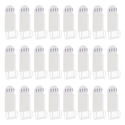 24 Support mural pour disques vinyles en acrylique sans perçage (pièce), pour la décoration murale de la maison, rectangle