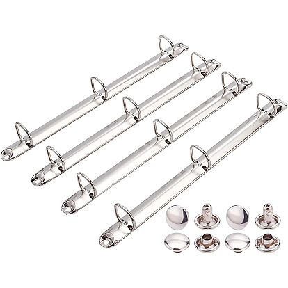 Сталь a4 блокнот 3 механизм скоросшивателя на кольцах, d кольца, гребни для переплета вкладышей для органайзеров планировщики