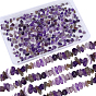 4 нити натуральный аметист чип бусины нити, окрашенные