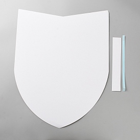 Bouclier en papier pour bricolage, peinture pour enfant