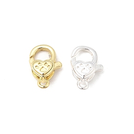Сердце латуни омаров коготь застежками, без свинца и без кадмия, долговечный, стойки покрытие