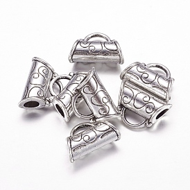 Tibetan Style Alloy Hangers, Bail Beads, Lead Free and Cadmium Free